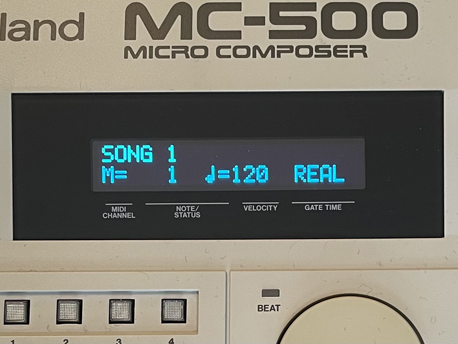 A picture of the Newhaven replacement OLED display component in situ